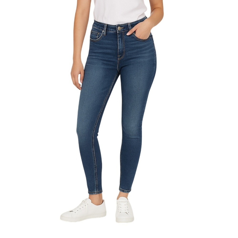 Madewell Jeans 26T Blue Curvy Roadtripper Skinny Faulkner Wash Stretch Vintage